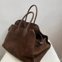 Top handle Bag High end Feel Niche Design Large Capacity Vintage Commute Handbag Autumn winter Season