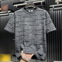 Clothing High End Tie Dye Distressed Short Sleeve T Shirt Style Loose Fit Summer Trendy Style Half Sleeve