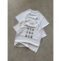 Clothing 2026 Spring American Style Round Neck Cotton Short Sleeve T Shirt Retro US Letter Print