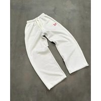 Clothing Retro High Street Casual Personality Drawstring Print Loose Sports Trousers