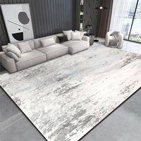 Living Room Rug Large Size Gorgeous Gold Frame Design Bedroom Rug Plush Thickened Machine Washable Thickened Underlay Interior Decorative Rug