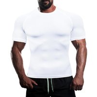 Quick Dry Sports T Shirt Outdoor Running Fitness Trendy Top Short Sleeve Tight Fit
