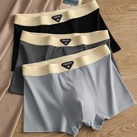 Comfortable Cotton Underwear Classic Block & Solid Trendy Soft Breathable Briefs Daily Wear