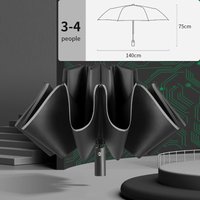 140cm Business Umbrella – Reflective Windproof Canopy