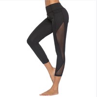 Mesh Lace Yoga Training Leggings