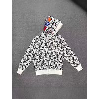 BATHING APE ABC Camo Shark Full Zipper Double Layer Hoodie High Quality Pure Cotton Version SHARK FULL ZIP HOODIE