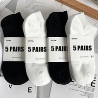 Men Ankle Solid Color Black White Gray Breathable Cotton Sports Socks Unisex High Quality Spring Summer Male Short Sock