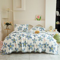 Activity Gift Milk Fleece Office Nap Blanket Autumn Winter Thickened Bed Sheet