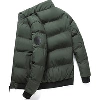 Clothing winter stand collar cotton coat thick warm cotton coat trendy short solid cotton coat