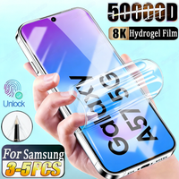 3 5Pcs Hydrogel A57 A37 A56 A16 A36 A26 A54 A34 Screen Protector Samsung A17 A55 A35 A25 A15 A53 Soft Film