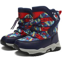 Winter Snow Boots Fleece Lined Thick Cotton Shoes 