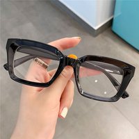 1PC Oversized Square Reading Glasses Portable Large Frame High definition Presbyopia Eyeglasses Diopter 0~+ 3.00