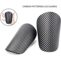Carbon Fiber Textured Soccer Shin Guards, Imitation Carbon Fiber, Children's And Adults' Mini Master Insert Type Shin Guard Inserts