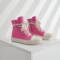 Women's Shoes Couple Rose Red Sneakers Shoes Hip Hop Street Dance Shoes
