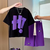 Suit 2024 Fashionable Handsome Short sleeved Summer Cool Clothes