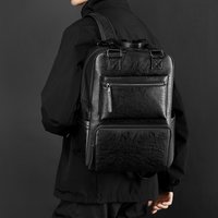 Retro Men’s High-end Business Backpack, Large Capacity Trendy Outdoor Travel Bag, Commuting Computer Backpack