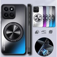 Honor X8C Magnetic Case Matte Shockproof Holder Cover Bumper Honor 200 Smart X9C X7C 200Lite Hard Cases Anti fingerprint