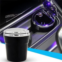 Automotive supplies ashtrays car made metal ashtrays LED lights