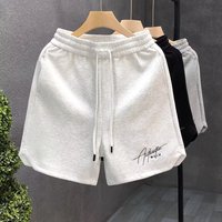 Men's Clothing Men's Summer Trendy Brand Embroidered Sports Pants Summer Fitness Breathable Loose Trendy Casual Shorts