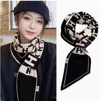 Winter Small High End Korean Version Versatile Thickened Warm Fashion Neck Warmer Scarf