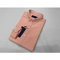 2024 Long Polo Casual Sleeve Spring Autumn Cotton Oxford Non Iron Slim Formal Shirt High Quality Leeve Pring