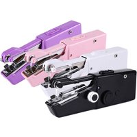 INNE Sewing Machine Manual Mini Needlework Set Portable Thread Kit Household Handheld Electric DIY Clothes Stitching Tool