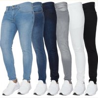 Clothing Slim Fit Stretch Jeans Classic Washed Skinny Denim Pants Fashion Trends