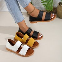 Large Summer Fairy Style Flat Bottomed Soft Soled Back Bag Roman Beach Sandals