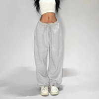 Hip Hop Sweatpants Retro Streetwear Joggers Loose Fit Wide Leg Dance Pants Casual & Sports