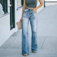 fashion temperament commute everything comfortable denim pants