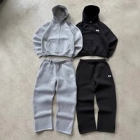 Clothing Autumn winter Trendy Hooded Patch Print Sports Casual Comfortable Suit 005