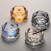 Glass creative home living room large ashtray office KTV hotel restaurant bar dedicated