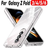 Transparent Phone Case Samsung Galaxy Z Fold 3 4 5 6 Ultra Thick Protection Shockproof Cases Anti fall Cover Z Fold 6