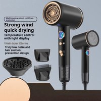 2000W Professional Hair Dryer Temperature Display – 6 Speed Ionic Fast Drying & Styling Kit 