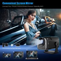 HY320 Mini Video Proyector Full HD Home Smart Portable Projector 4k Wifi Mobile Wireless Mirroring Hy320mini Update From Hy300