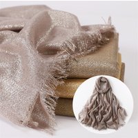 Scarves Spring Summer Solid Long Scarf Cotton Silver Silk Scarf Female Monochrome Long Headscarf Shawl VS400