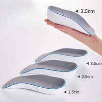 Seven point height invisible inner height increasing pads half pad height increasing pads arch support sports shoes without tiring feet
