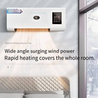 Small Conditioner Wall Mounted Fan Dormitory Heater Mobile Hot Air Blower Cooling Heating