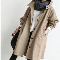 Solid Long sleeved Coat