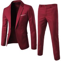 Clothing Suit Suit Two Piece Business Professional Formal Small Suit Slim Groomsmen Groom Wedding Dress