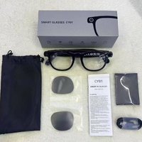CY01 Smart Glasses With 800W Camera, AI Translation, Voice Assistant, Bluetooth, UV & Blue Light Protection