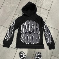 Men's Clothing Autumn And Winter Street Trend Letter Printing Casual Men And Women Loose Hooded Sweatshirt