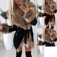 Clothing winter slim mid length coat cotton coat
