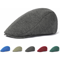 Wool cap solid beret casual vintage front hat visor hat hat