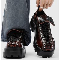 2026 Spring New Paris Big Head Derby Men's Thick-soled Workwear Casual Lace-up Fashionable Men's Shoes