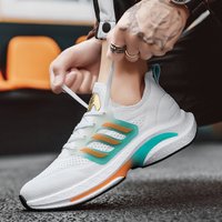 Men S Shoes New Men Sports Trendy All Match Breathable Mesh Running Casual Cross Border Wholesale