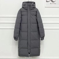 Oversized Longline Puffer Coat – Winter Hooded Parka Detachable Shell Extra Long Length
