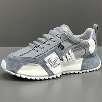 Breathable Mesh Sports Casual Shoes Thick Sole Increase Comfort