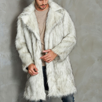 long fur coat thermal coat