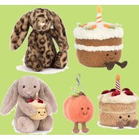 Gift Limited Spring Product JC Fun Food Series Doll Cute Delicious Carrot Cake Afternoon Tea Party Plush Toy Cute Plush Toy